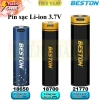 Pin sạc BESTON Li-ion 3.7V 18.650/18.700/21.770 65C-20 70M-35 77T-50 cho máy ảnh, đo, ban đêm - 120.000₫