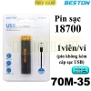Pin sạc BESTON Li-ion 3.7V 18.650/18.700/21.770 65C-20 70M-35 77T-50 cho máy ảnh, đo, ban đêm - 120.000₫ 10