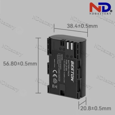 Pin & Sạc Beston LP-E6 chính hãng – Tương thích Canon R5C, R5, 5D II/III/IV, 60D‑80D – Bền bỉ, An toàn, 220.000₫ 3