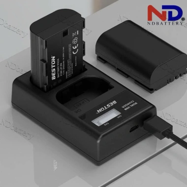 Pin & Sạc Beston LP-E6 chính hãng – Tương thích Canon R5C, R5, 5D II/III/IV, 60D‑80D – Bền bỉ, An toàn, 220.000₫ 5