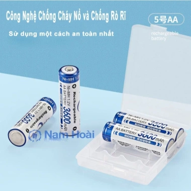 Pin sạc BMAX AA 1.2V 1.300-3.600mAh Ni-MH cho đồ chơi, điều khiển từ xa - 25.000₫ 5