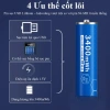 Pin sạc Doublepow 1.5V AA/AAA 3.400mWh Xanh - Dùng cho Micro, Bàn chải điện, Remote, Giá ưu đãi 116.000 VND 5
