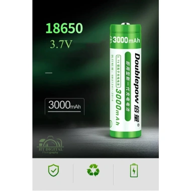 Pin sạc Doublepow 18.650 3.000mAh 3.7V xả cao - Xe điện, máy khoan, dự phòng - 63.240₫ 3 Pin sạc Doublepow 18.650 3.000mAh 3.7V xả cao - Xe điện, máy khoan, dự phòng - 63.240₫ 3