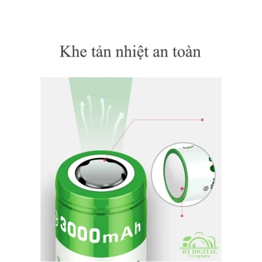 Pin sạc Doublepow 18.650 3.000mAh 3.7V xả cao - Xe điện, máy khoan, dự phòng - 63.240₫ 9 Pin sạc Doublepow 18.650 3.000mAh 3.7V xả cao - Xe điện, máy khoan, dự phòng - 63.240₫ 9