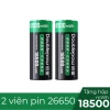 Pin sạc Doublepow 26.650 3.7V 18.500mWh dùng cho đèn pin, quạt mini, đồ chơi trẻ em - Giá 89.000 VND 10