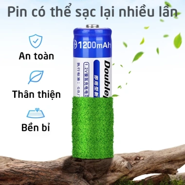 Pin sạc Doublepow AA 1.200mAh 1,2V chính hãng - Dùng cho điều khiển, micro, giá 12.500 VND