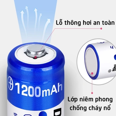 Pin sạc Doublepow AA 1.200mAh 1,2V chính hãng - Dùng cho điều khiển, micro, giá 12.500 VND