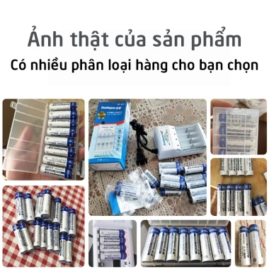 Pin sạc Doublepow AA 1.200mAh 1,2V chính hãng - Dùng cho điều khiển, micro, giá 12.500 VND