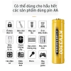 Pin sạc Doublepow AA 3.300mAh 1.2V 4 viên, tuổi thọ cao, chuẩn chính hãng, giá 150.000 VND 3