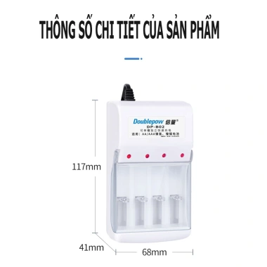 Pin sạc Doublepow AA AAA cho đồ chơi, điều khiển từ xa – Giá 41.000đ, freeship 6