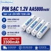 Pin sạc Doublepow AA/AAA 1.2V 2.800/5.800mAh dung lượng cao - Giá 58.000 VND, dùng cho micro, máy ảnh, đồ chơi