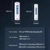 Pin sạc Doublepow AA/AAA 1.2V 2.800/5.800mAh dung lượng cao - Giá 58.000 VND, dùng cho micro, máy ảnh, đồ chơi 2