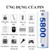 Pin sạc Doublepow AA/AAA 1.2V 2.800/5.800mAh dung lượng cao - Giá 58.000 VND, dùng cho micro, máy ảnh, đồ chơi 5