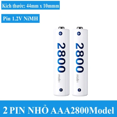Pin sạc Doublepow AA/AAA 1.2V 2.800/5.800mAh dung lượng cao - Giá 58.000 VND, dùng cho micro, máy ảnh, đồ chơi