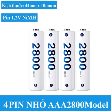 Pin sạc Doublepow AA/AAA 1.2V 2.800/5.800mAh dung lượng cao - Giá 58.000 VND, dùng cho micro, máy ảnh, đồ chơi 8 Pin sạc Doublepow AA/AAA 1.2V 2.800/5.800mAh dung lượng cao - Giá 58.000 VND, dùng cho micro, máy ảnh, đồ chơi 8