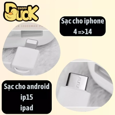 Pin sạc dự phòng 10.000mAh Nomoduck - Sạc nhanh, dung lượng cao, Giá 299.999₫ 2