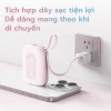 Pin sạc dự phòng 10.000mAh Uneed 3 trong 1, sạc nhanh PD 22.5W Type‑C & Lightning, iPhone & Samsung, chỉ 499.000₫ 6