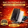 Pin sạc dự phòng 1.000mAh Borofone BJ17 chính hãng - Giá 150.000đ, gọn nhẹ, hiệu năng cao
