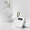 Pin sạc dự phòng 20.000mAh kèm 4 dây, nhỏ gọn cầm tay, màn hình kỹ thuật số tráng gương - Giá chỉ 150.000đ 7