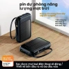 Pin sạc dự phòng 20.000mAh năng lượng mặt trời, dung lượng lớn, cáp di động, phù hợp cắm trại ngoài trời - 150.000₫ 3