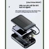 Pin sạc dự phòng 20.000mAh năng lượng mặt trời, dung lượng lớn, cáp di động, phù hợp cắm trại ngoài trời - 150.000₫ 6