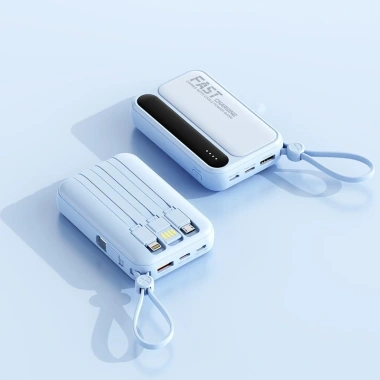 Pin sạc dự phòng 20.000mAh sạc nhanh, dung lượng lớn, 6 dây R08 - Giảm còn 259k 7 Pin sạc dự phòng 20.000mAh sạc nhanh, dung lượng lớn, 6 dây R08 - Giảm còn 259k 7