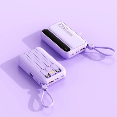 Pin sạc dự phòng 20.000mAh sạc nhanh, dung lượng lớn, 6 dây R08 - Giảm còn 259k 8 Pin sạc dự phòng 20.000mAh sạc nhanh, dung lượng lớn, 6 dây R08 - Giảm còn 259k 8