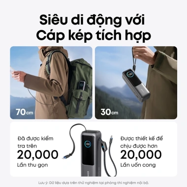 Pin sạc dự phòng Anker A1.695 165W 25.000mAh - Tương thích iPhone 17 16 15 và MacBook, ưu đãi 2.6tr 3 Pin sạc dự phòng Anker A1.695 165W 25.000mAh - Tương thích iPhone 17 16 15 và MacBook, ưu đãi 2.6tr 3