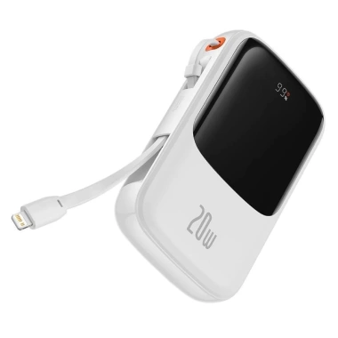 Pin sạc dự phòng Baseus 20.000mAh 20W kèm dây L liền LED - Giá ưu đãi 378.000 VND 10 Pin sạc dự phòng Baseus 20.000mAh 20W kèm dây L liền LED - Giá ưu đãi 378.000 VND 10