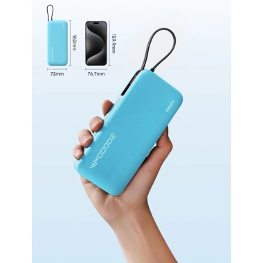 Pin sạc dự phòng Cuktech 20.000mAh 55W PB200N - 20.000mAh, sạc nhanh 55W, 714.000đ