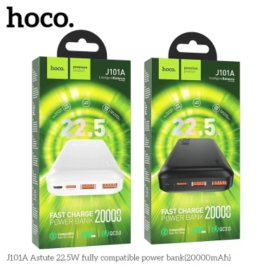 Pin Sạc Dự Phòng HOCO J101A 20.000mAh - Dung Lượng Lớn, Sạc Nhanh, Giá 290k