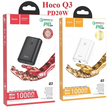 Pin sạc dự phòng Hoco Q3 10.000mAh - Sạc nhanh QC3.0 & PD 20W, giá chỉ 263.500₫