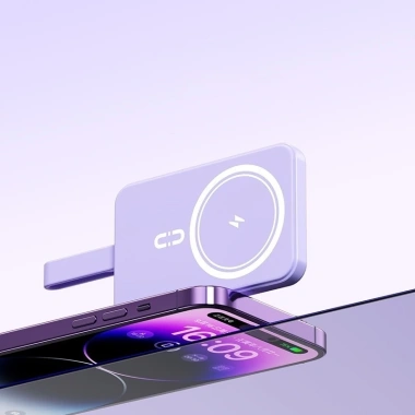 Pin sạc dự phòng không dây 10.000mAh tích hợp sạc từ, hỗ trợ nhiều thiết bị, giá 379k