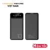 Pin sạc dự phòng KOLEAD KP161 10.000mAh nhỏ gọn, đèn pin siêu sáng, LED hiển thị pin - chỉ 45.000₫