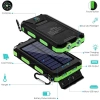 Pin sạc dự phòng năng lượng mặt trời 20.000mAh, đèn LED, sạc nhanh cho smartphone 2