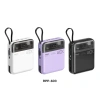 Pin sạc dự phòng REMAX RPP-603 20.000mAh, 2 cáp sạc nhanh cho iPhone Android, PD 22.5W + QC 20W - Giá 635k 6