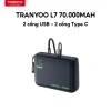 Pin sạc dự phòng TRANYOO 100.000mAh - 5 cổng, sạc 4 thiết bị cùng lúc, giá 755.000₫ 7