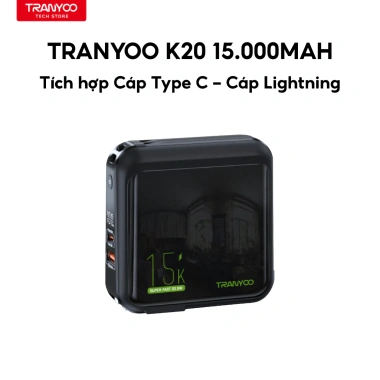 Pin sạc dự phòng TRANYOO 100.000mAh - 5 cổng, sạc 4 thiết bị cùng lúc, giá 755.000₫ 8 Pin sạc dự phòng TRANYOO 100.000mAh - 5 cổng, sạc 4 thiết bị cùng lúc, giá 755.000₫ 8