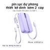Pin sạc dự phòng UGREEN Powerbank 20.000mAh đa màu sắc, PD 20W, 2 cáp USB-C, SCP PB525, giảm giá 649k 4