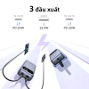 Pin sạc dự phòng UGREEN Powerbank 20.000mAh đa màu sắc, PD 20W, 2 cáp USB-C, SCP PB525, giảm giá 649k 6