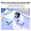 Pin sạc dự phòng UGREEN Powerbank 20.000mAh đa màu sắc, PD 20W, 2 cáp USB-C, SCP PB525, giảm giá 649k 9
