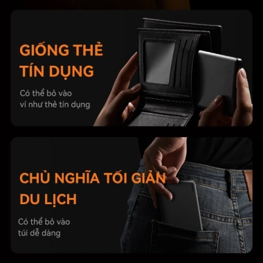 Pin sạc dự phòng UNEED QI2 20W siêu mỏng 0.65cm sạc nhanh, hút từ mạnh 12.000/6.000mAh giá 459.000 VND