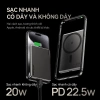 Pin sạc dự phòng UNEED QI2 20W siêu mỏng 0.65cm sạc nhanh, hút từ mạnh 12.000/6.000mAh giá 459.000 VND 6