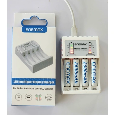 Pin Sạc Enemax 12.000mAh - Sạc Nhanh, Ngắt Tự Động, Chống Cháy Nổ, Vạch Báo % Pin, An Toàn 5 Pin Sạc Enemax 12.000mAh - Sạc Nhanh, Ngắt Tự Động, Chống Cháy Nổ, Vạch Báo % Pin, An Toàn 5