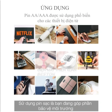 Pin Sạc Enemax 12.000mAh - Sạc Nhanh, Ngắt Tự Động, Chống Cháy Nổ, Vạch Báo % Pin, An Toàn 8 Pin Sạc Enemax 12.000mAh - Sạc Nhanh, Ngắt Tự Động, Chống Cháy Nổ, Vạch Báo % Pin, An Toàn 8