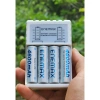 Pin Sạc Enemax 4.600mAh – Hộp sạc + 4 pin dùng cho karaoke, đồng hồ, máy ảnh, máy đo huyết áp, giá 250.000 VND