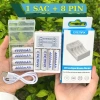 Pin Sạc Enemax 8 Pin AA 4.600mAh - An toàn, Tiết kiệm, Tự Ngắt, Chống Cháy Nổ, Vạch Báo % Pin - Giá 399.000đ 2