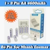 Pin Sạc Enemax 8 Pin AA 4.600mAh - An toàn, Tiết kiệm, Tự Ngắt, Chống Cháy Nổ, Vạch Báo % Pin - Giá 399.000đ 5