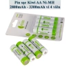 Pin sạc KIWI AA 2.800mAh vỉ 4 - Chính hãng, giá ưu đãi 195.000₫ 3