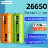 Pin Sạc Lithium 26.650 Doublepow 11.100mWh 3.7V Chính Hãng - Dòng Xả Lớn, Nội Trở Thấp, Bền Bỉ - 66.000 VND